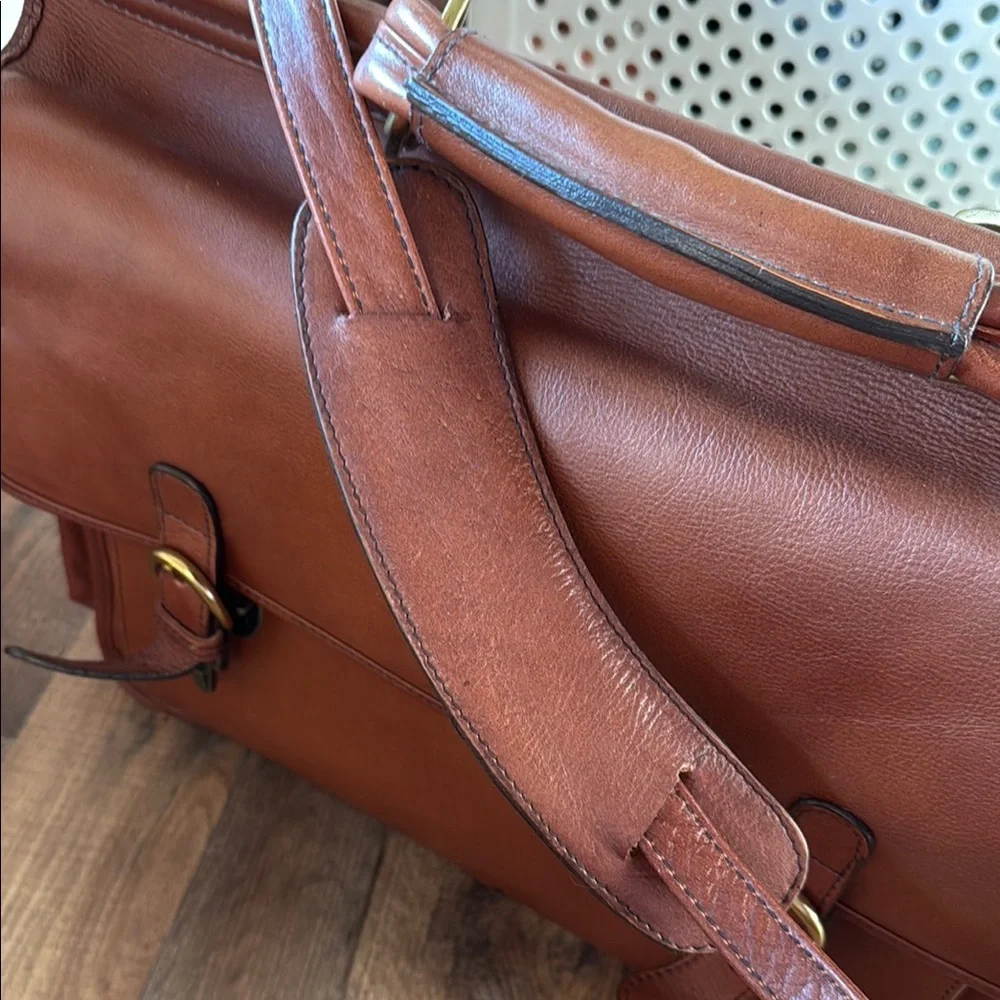 Vintage Classic‎ Brown Leather Men's Briefcase